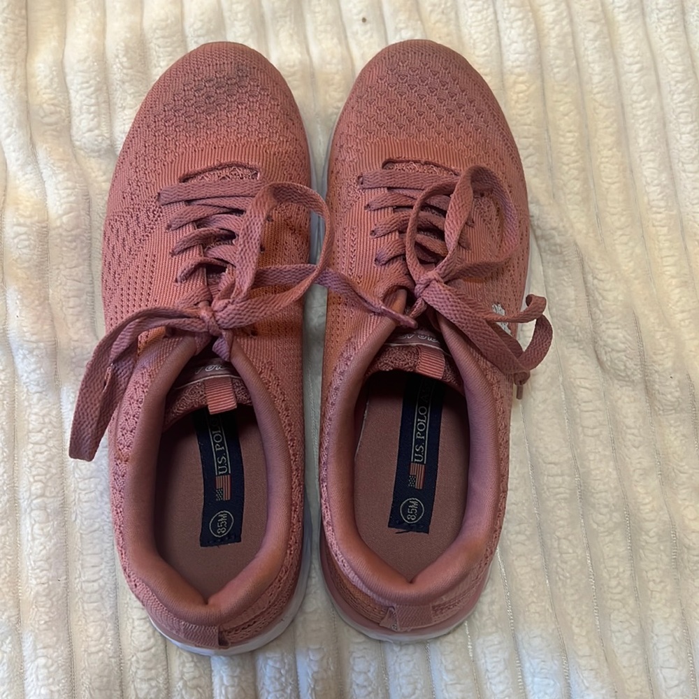 US Polo Assn. blush color sneaker. Women’s size 8.5